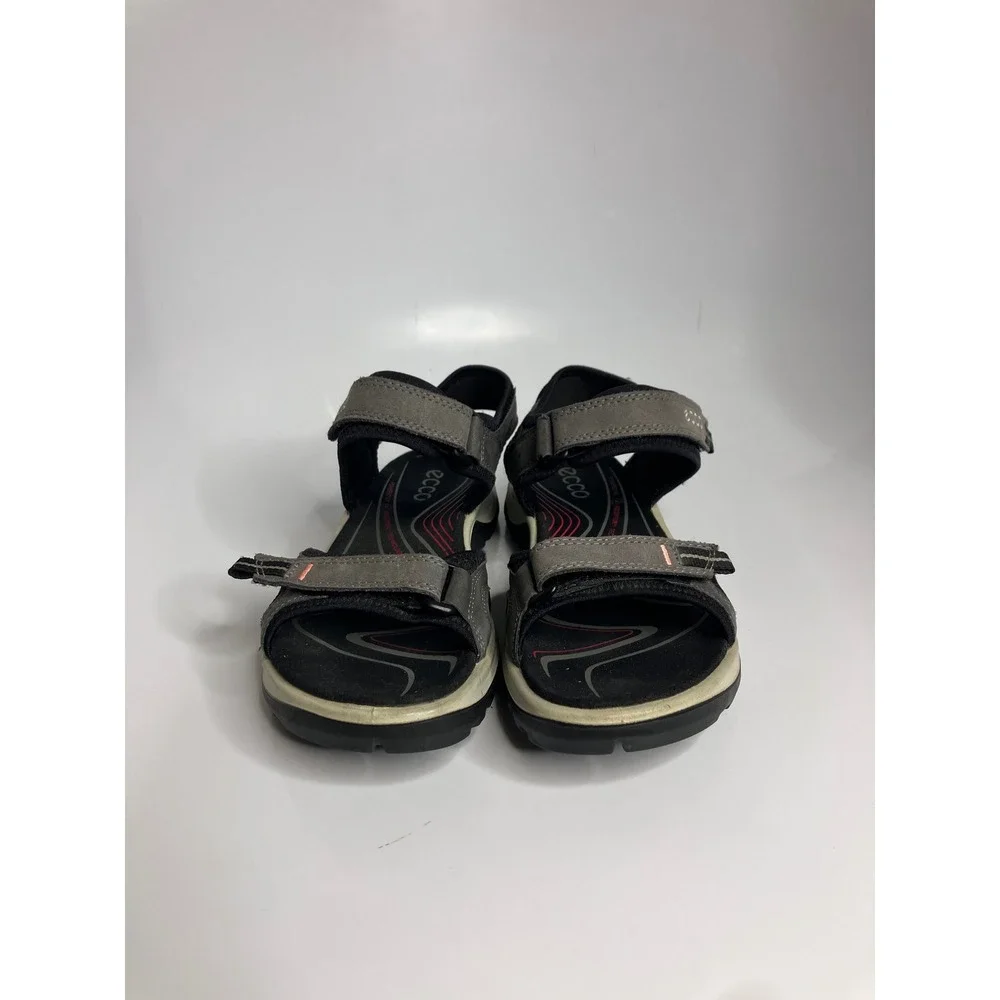 ECCO Yucatan Sandals Women 39 Grey Good Hiking Walking Strappy Receptor